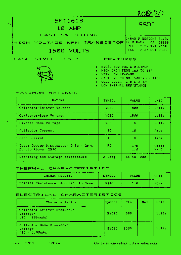 SFT1618_1307827.PDF Datasheet