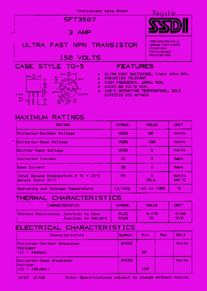 SFT3507_1038879.PDF Datasheet