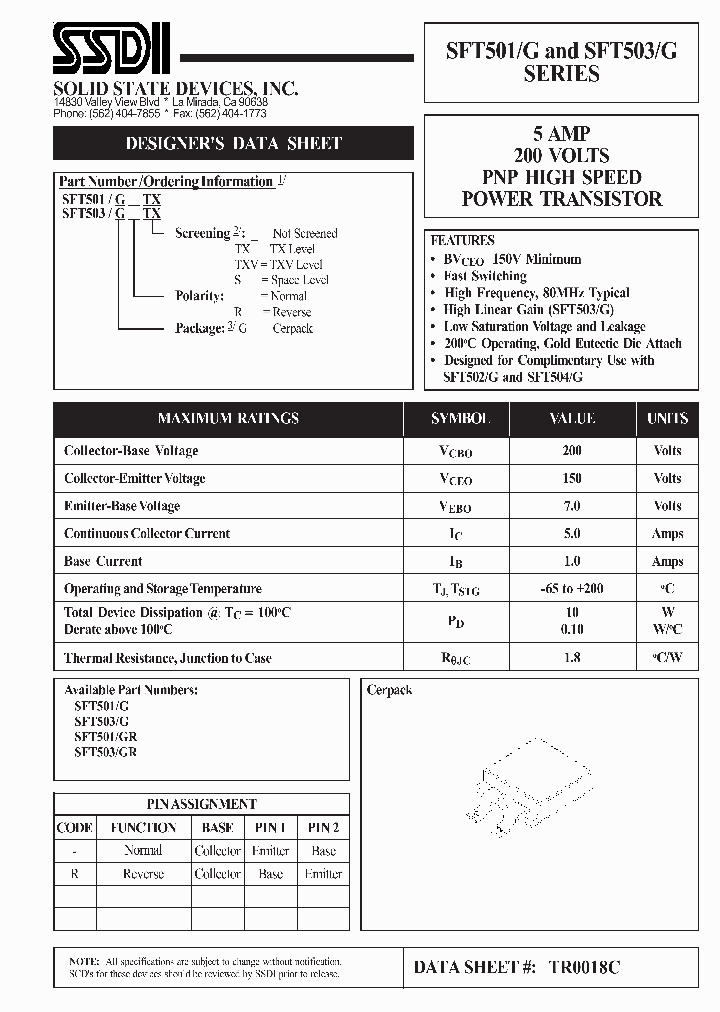 SFT503GR_1307841.PDF Datasheet