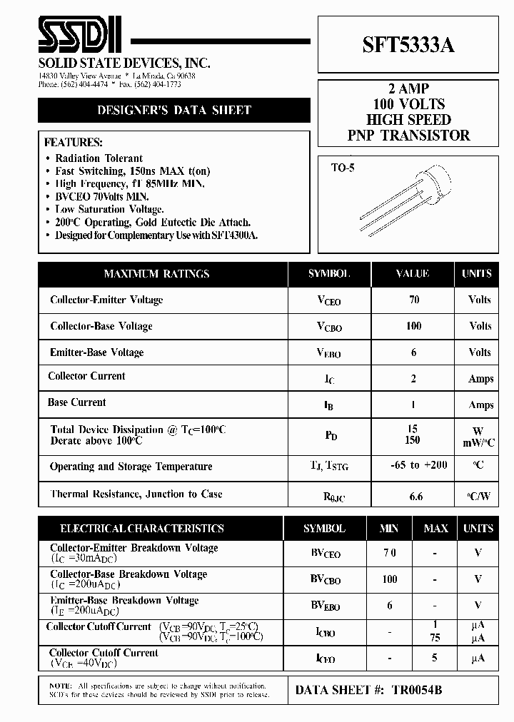SFT5333A_1307846.PDF Datasheet
