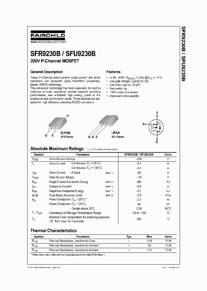 SFU9230B_1159424.PDF Datasheet