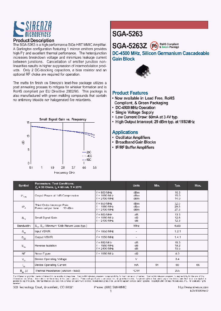 SGA-5263_1114532.PDF Datasheet