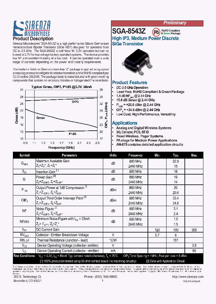 SGA-8543Z_1308125.PDF Datasheet
