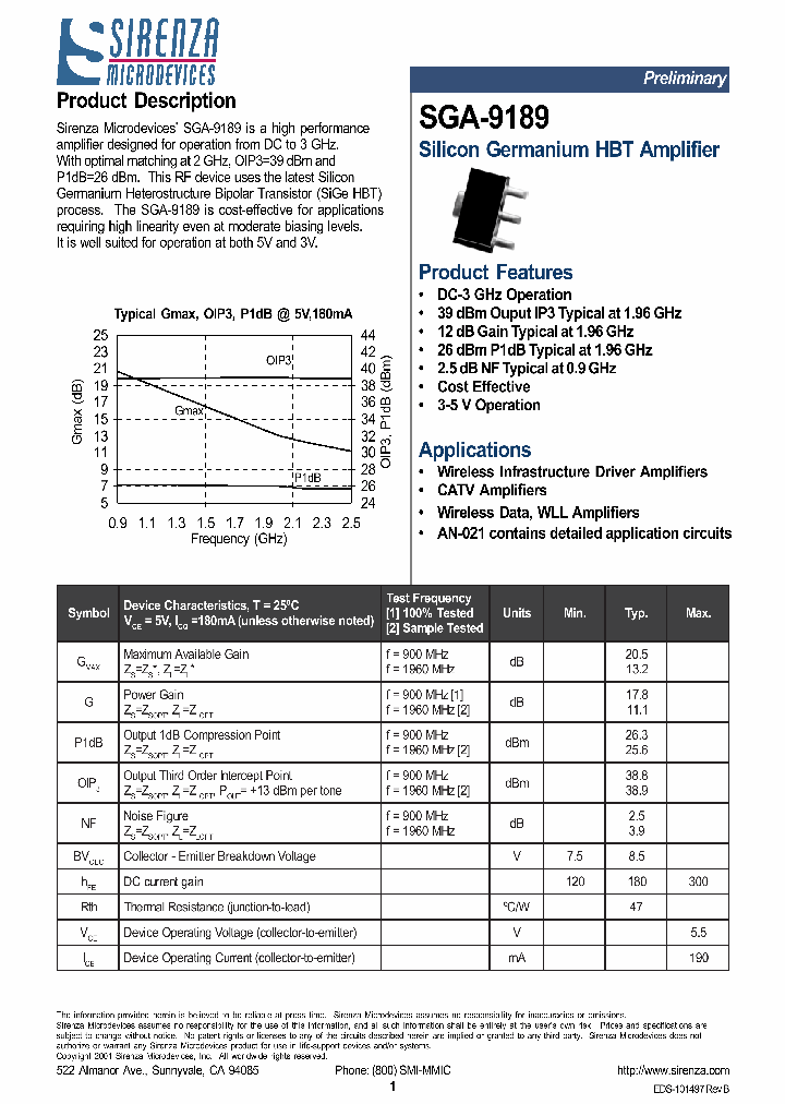 SGA-9189_1114525.PDF Datasheet
