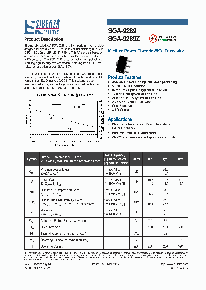 SGA-9289_1114463.PDF Datasheet