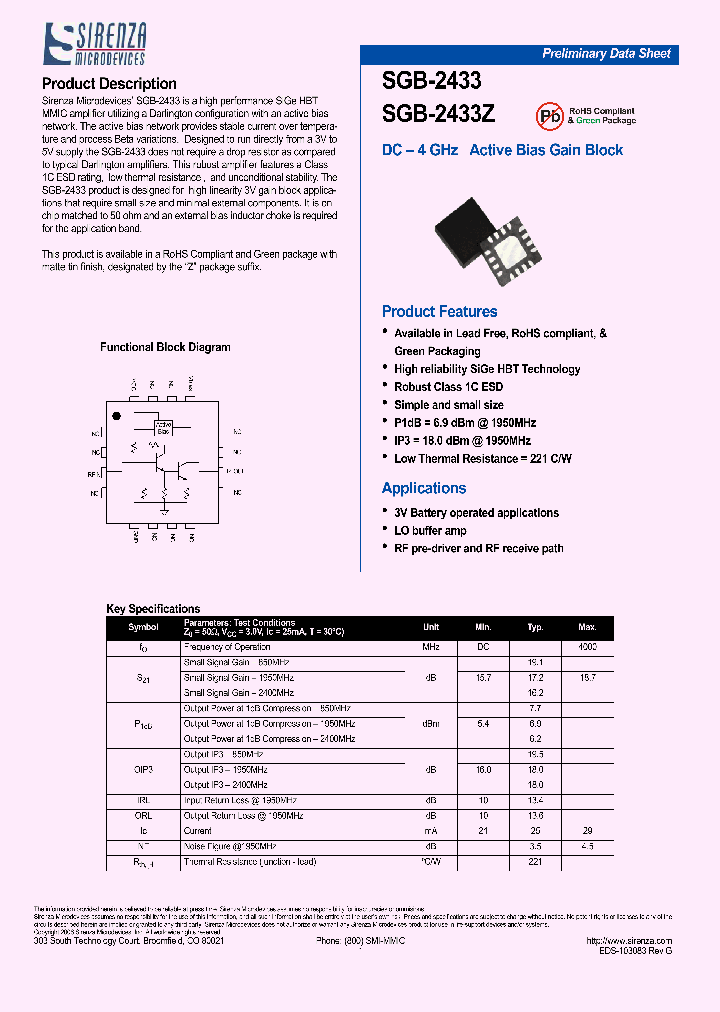 SGB-2433_1114493.PDF Datasheet