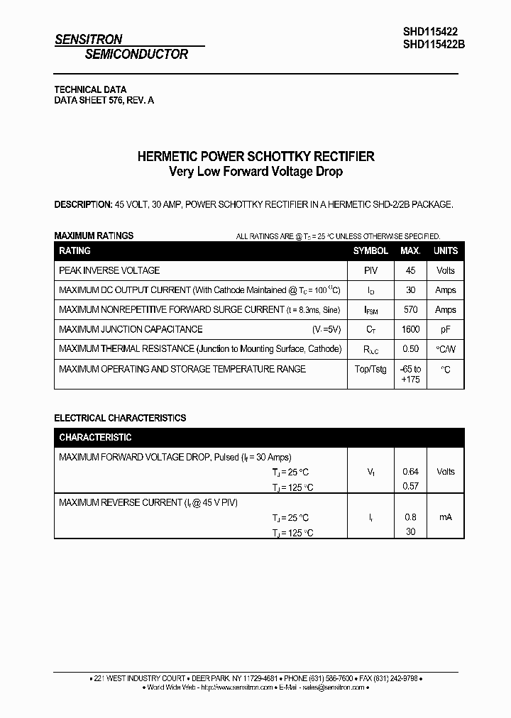 SHD115422_1165199.PDF Datasheet