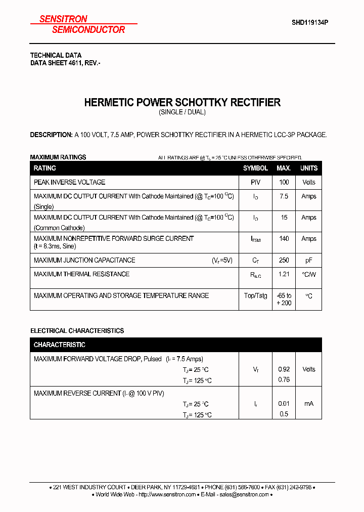 SHD119134P_1308383.PDF Datasheet