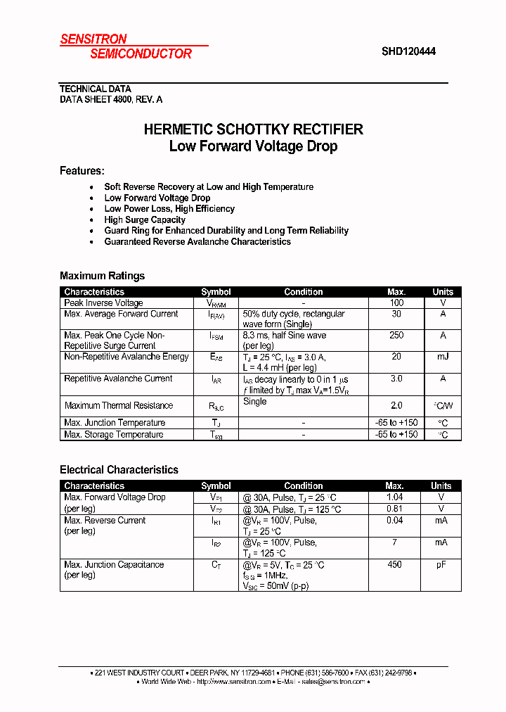 SHD120444_1308400.PDF Datasheet