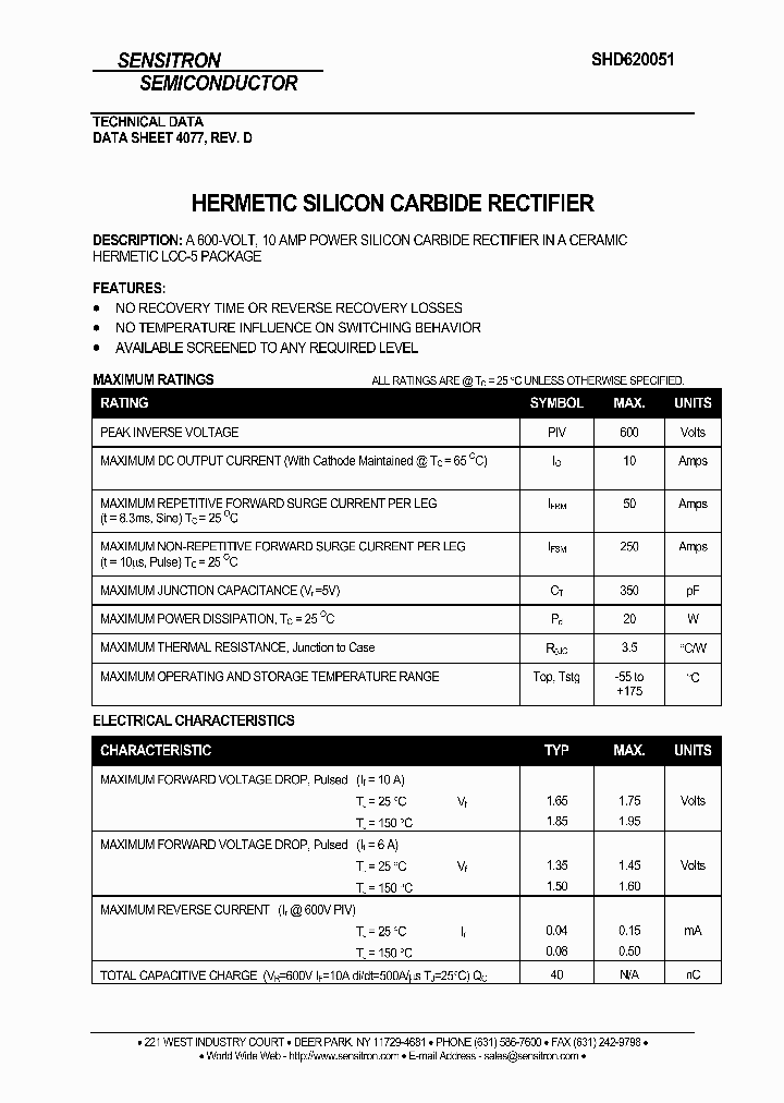 SHD620051_1164940.PDF Datasheet