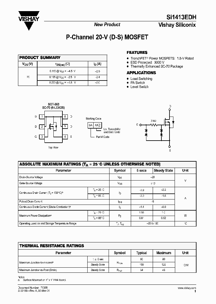 SI1413EDH_1054049.PDF Datasheet