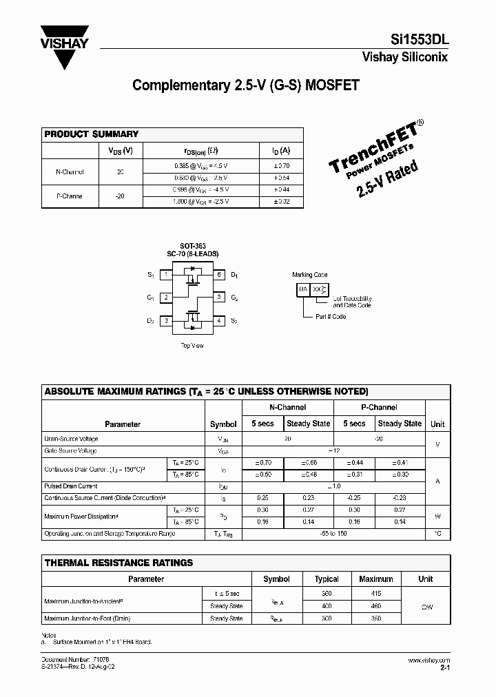 SI1553DL_1308609.PDF Datasheet
