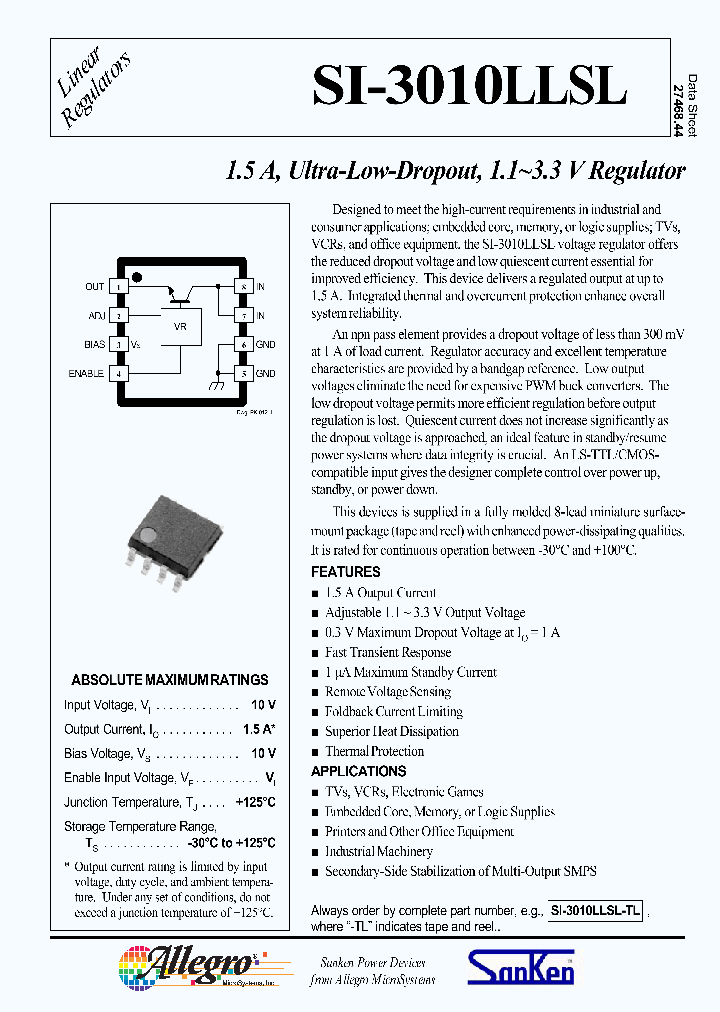 SI-3010LLSL-TL_1115356.PDF Datasheet