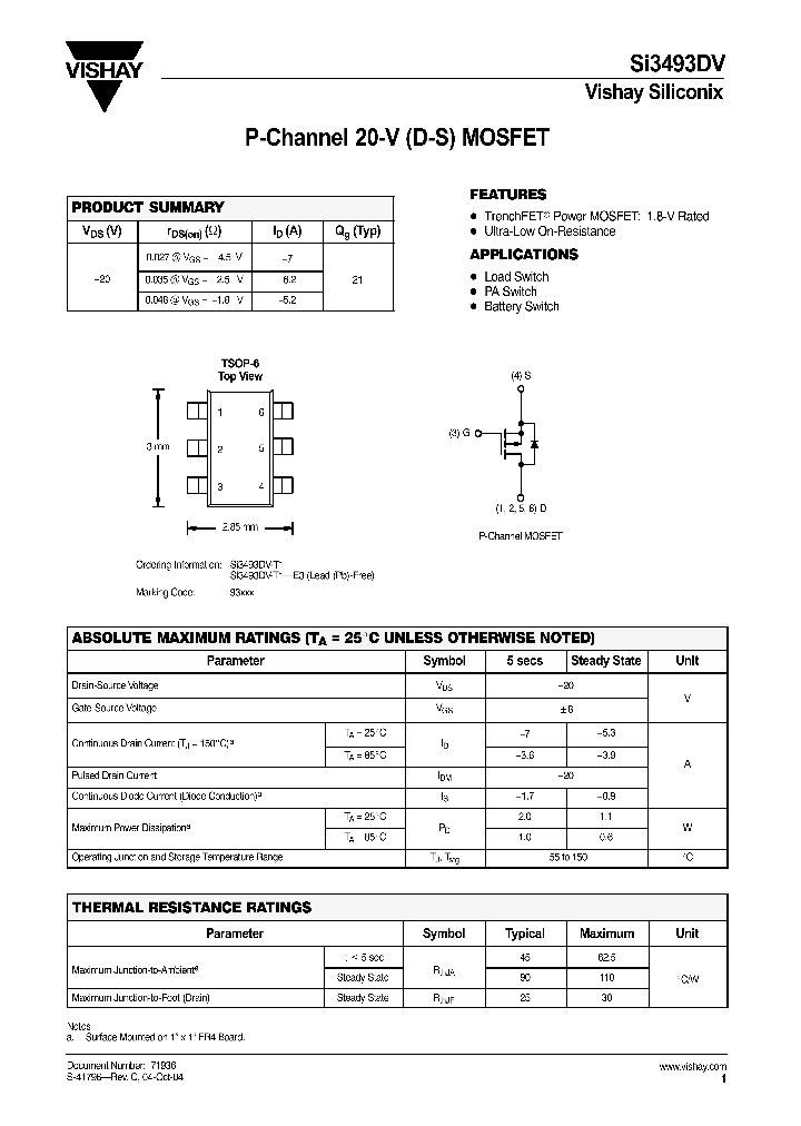 SI3493DV-T1-E3_1308737.PDF Datasheet