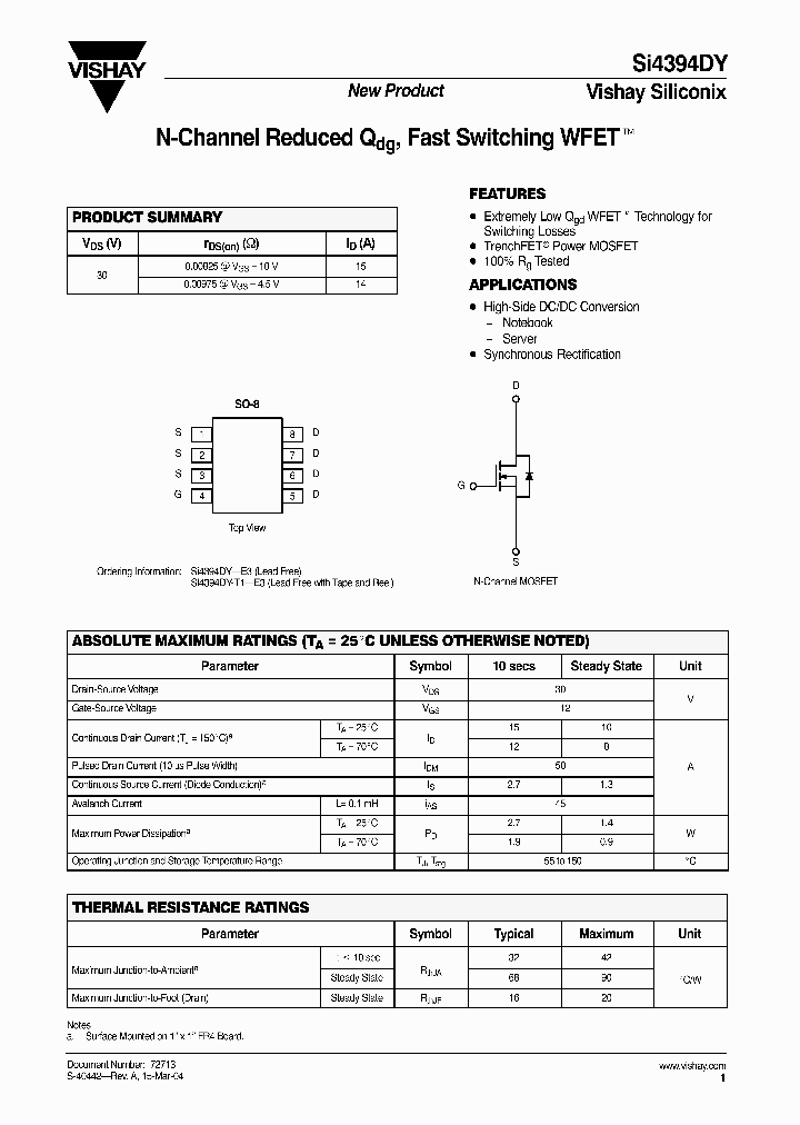 SI4394DY-T1-E3_1308773.PDF Datasheet
