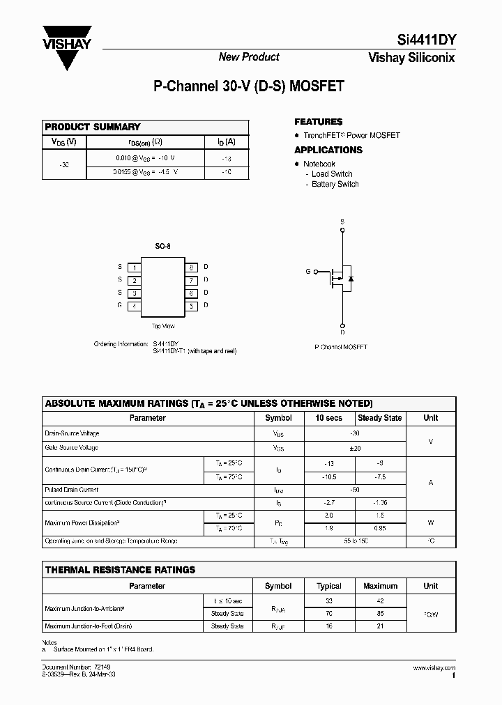 SI4411DY-T1_1308785.PDF Datasheet