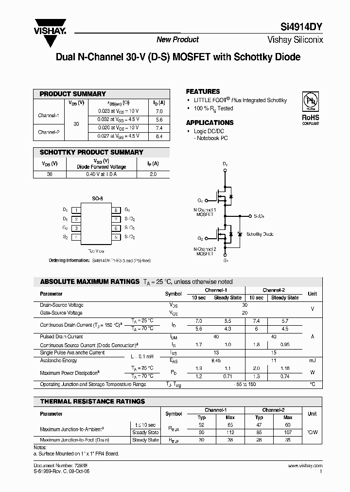 SI4914DY_1308896.PDF Datasheet