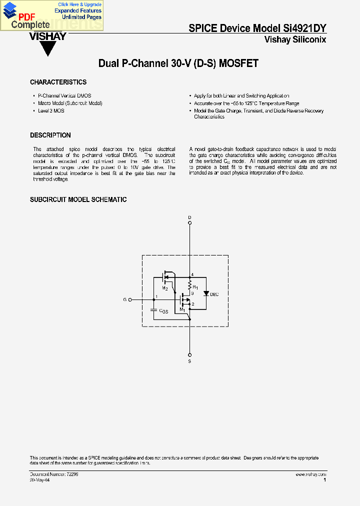 SI4921DY_1308899.PDF Datasheet