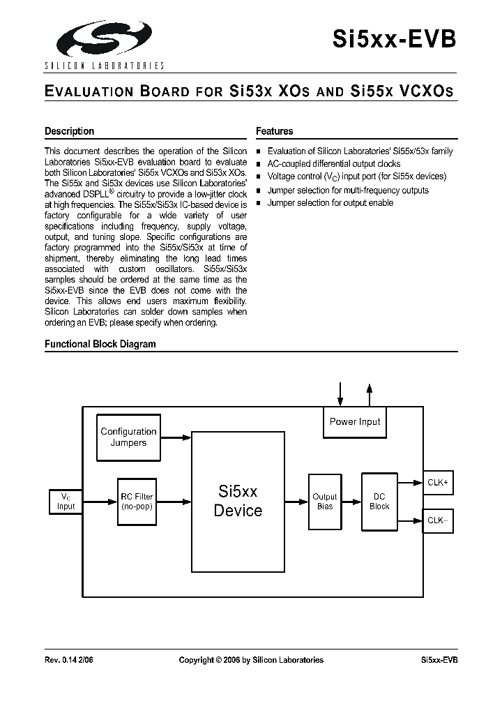 SI5XX-EVB_1308997.PDF Datasheet
