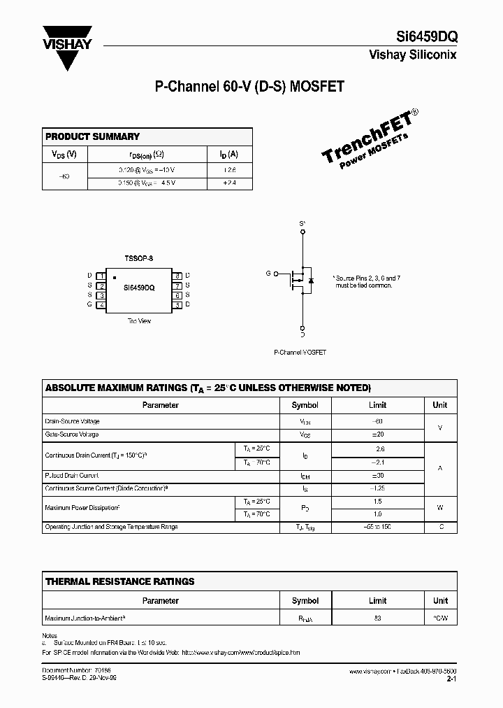 SI6459DQ_1309079.PDF Datasheet