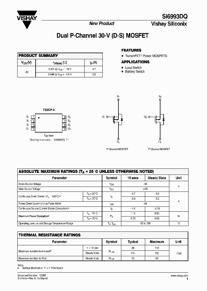 SI6993DQ-T1_1309118.PDF Datasheet
