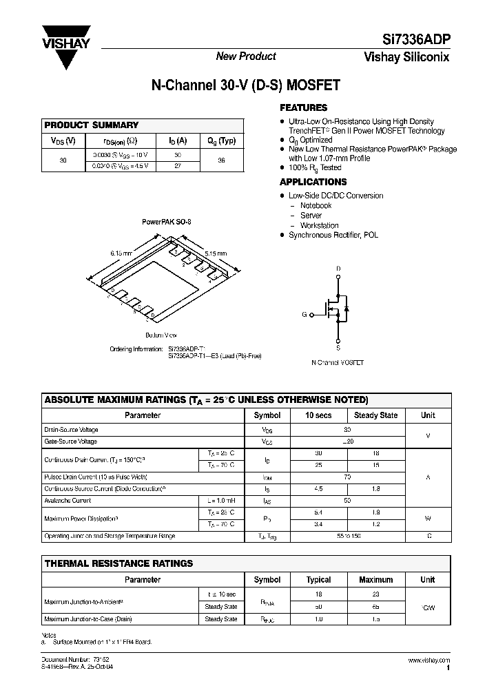 SI733ADP_1109188.PDF Datasheet
