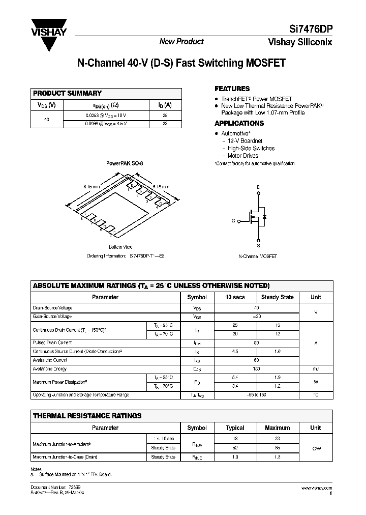 SI7476DP-T1-E3_1309171.PDF Datasheet