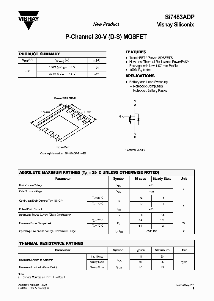 SI7483ADP_1309173.PDF Datasheet