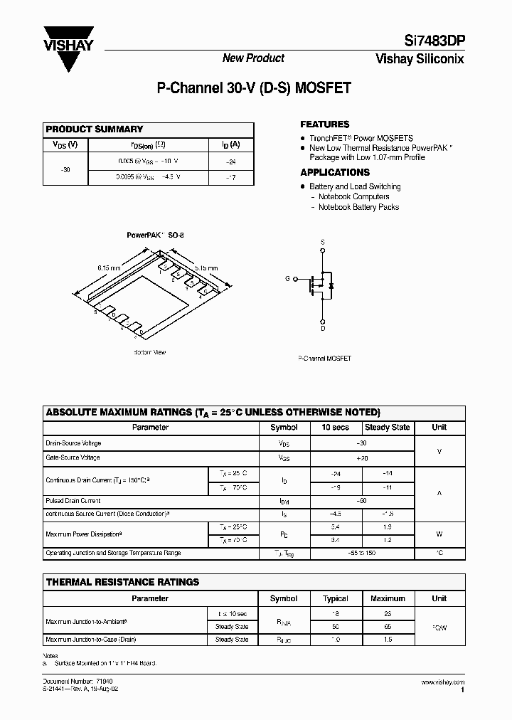 SI7483DP_1309174.PDF Datasheet