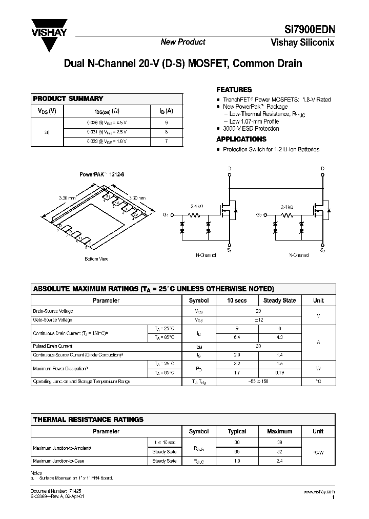 SI7900EDN_1054484.PDF Datasheet
