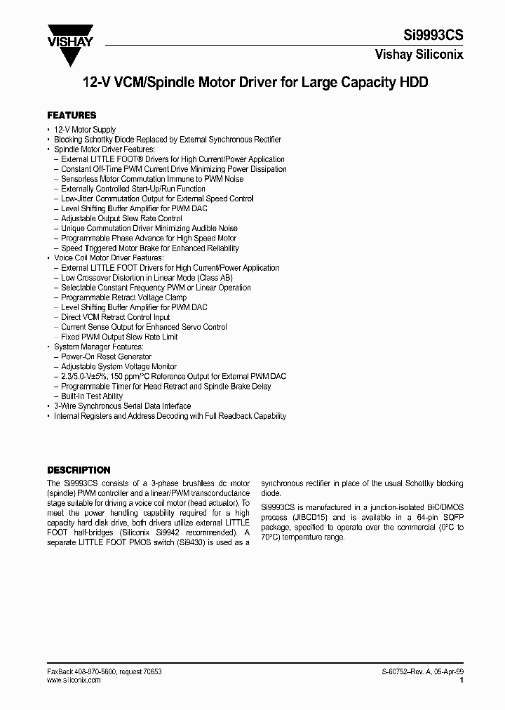 SI9993CS_1309334.PDF Datasheet