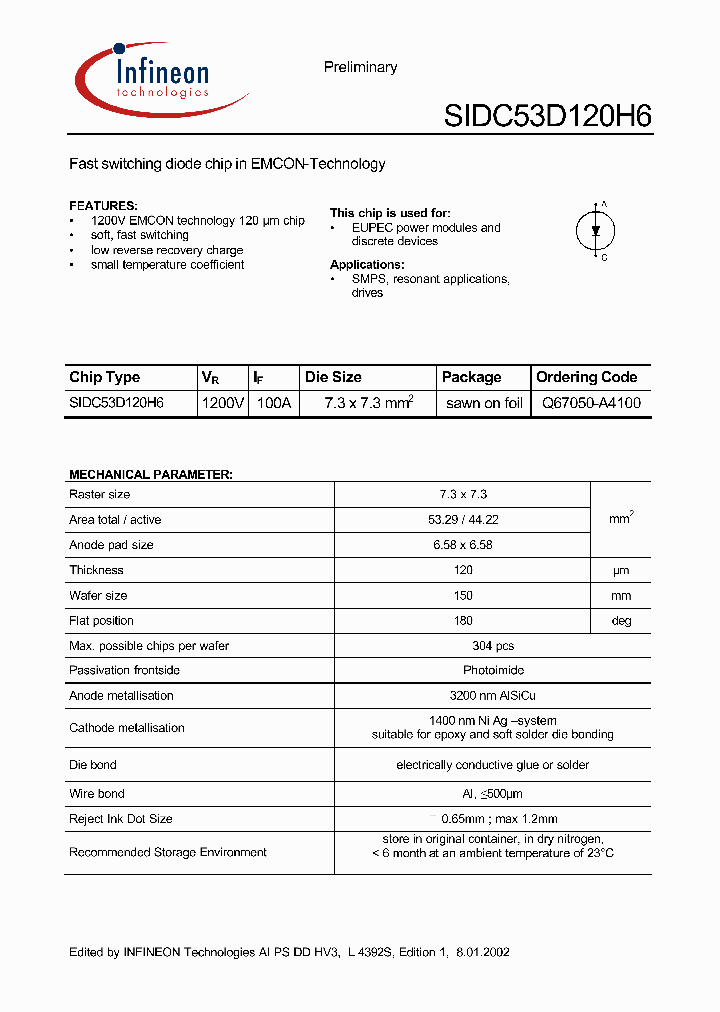 SIDC53D120H6_1309394.PDF Datasheet