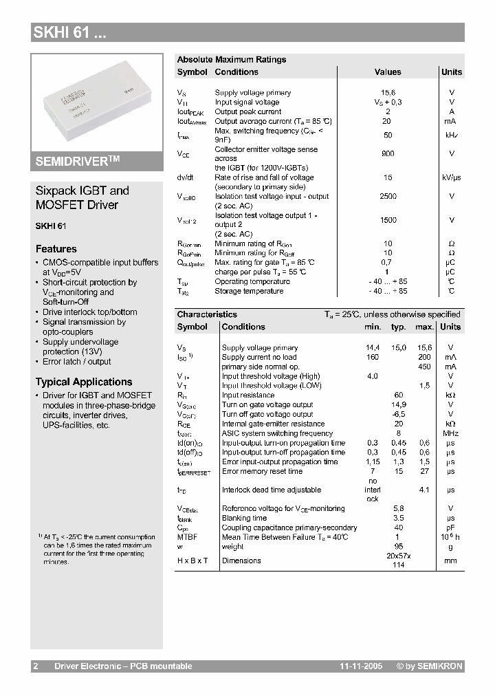 SKHI61_1309808.PDF Datasheet