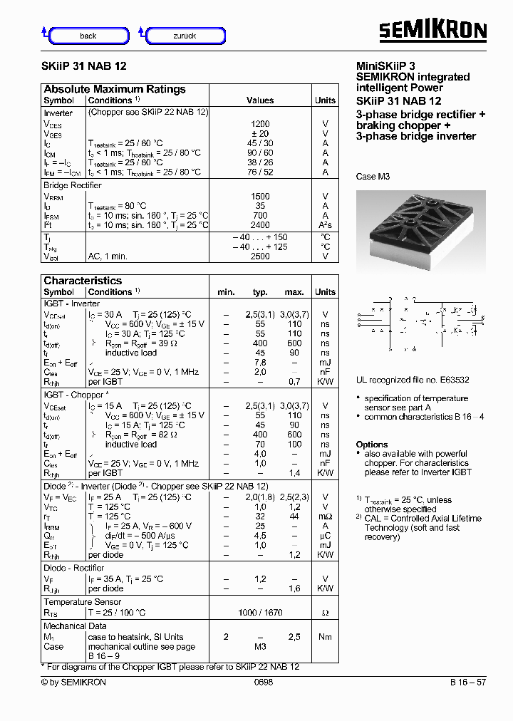 SKIIP32NAB12_1309812.PDF Datasheet