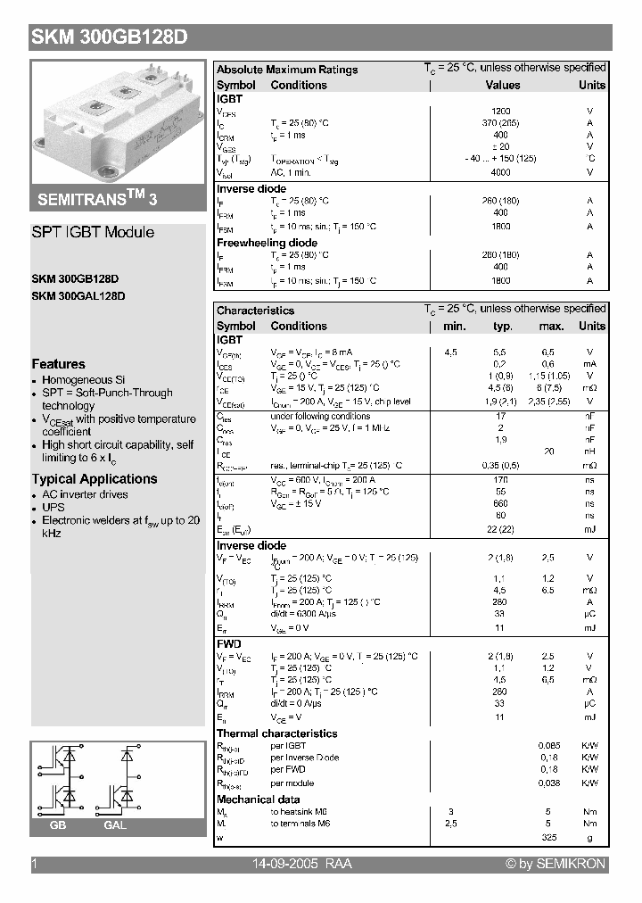 SKM300GB128D_1143226.PDF Datasheet