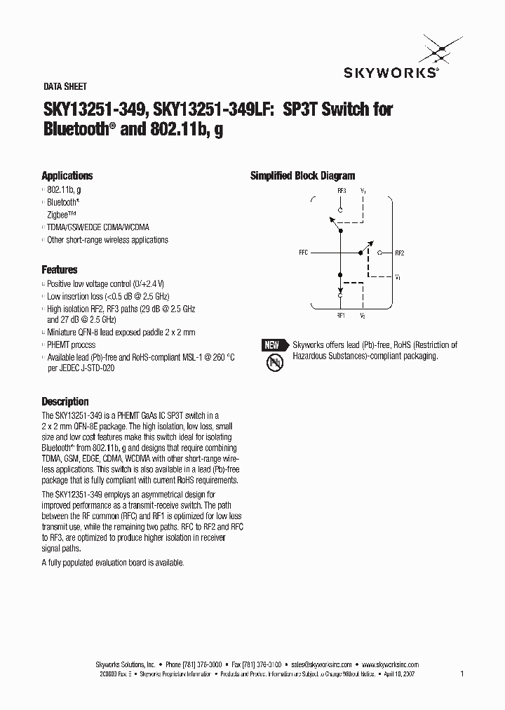 SKY13251-349_1172384.PDF Datasheet