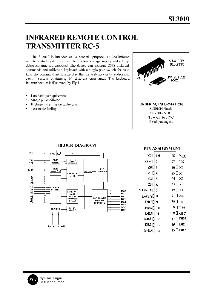 SL3010_1038984.PDF Datasheet