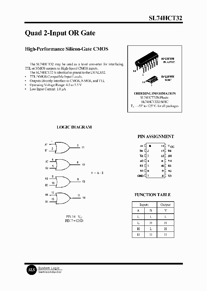 SL74HCT32N_1310196.PDF Datasheet