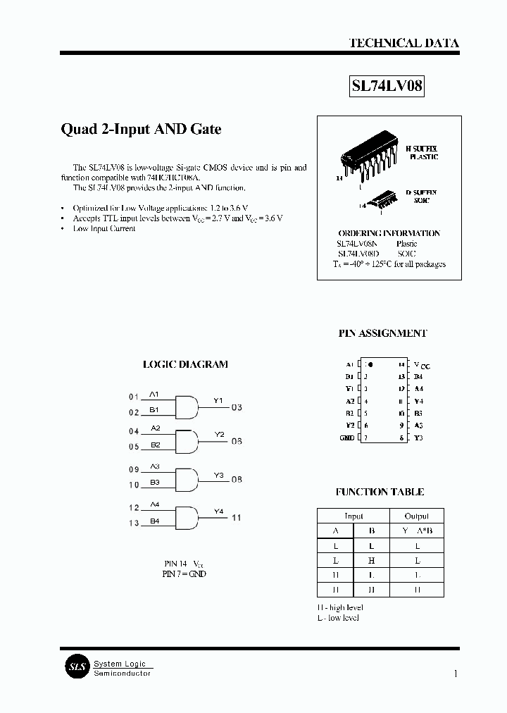 SL74LV08_1310217.PDF Datasheet