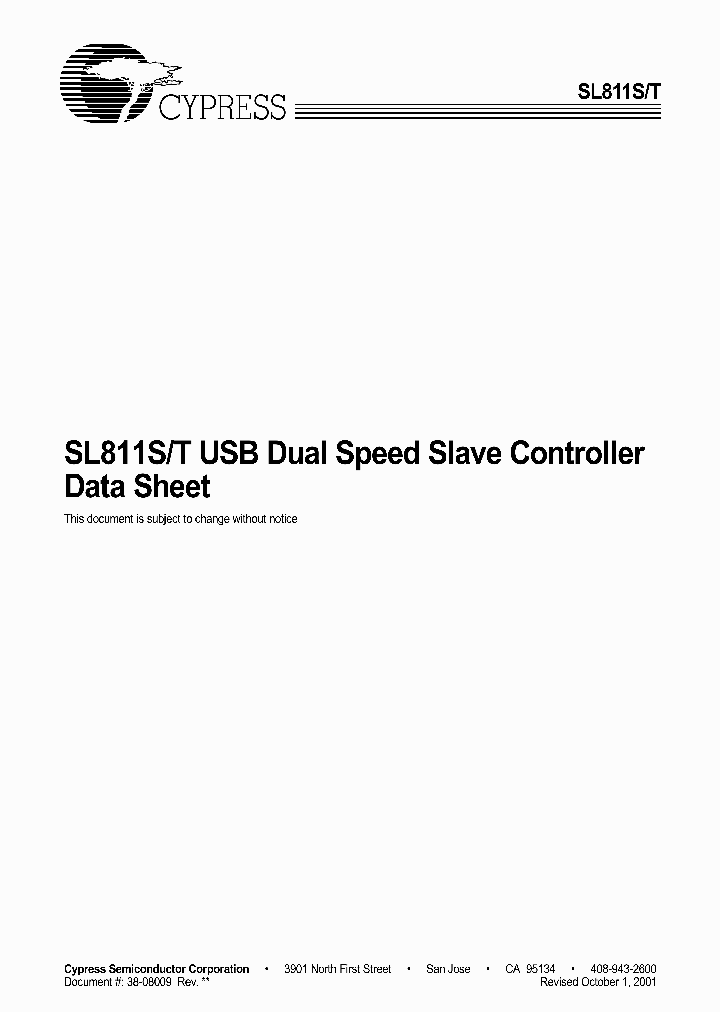 SL811S_1310227.PDF Datasheet