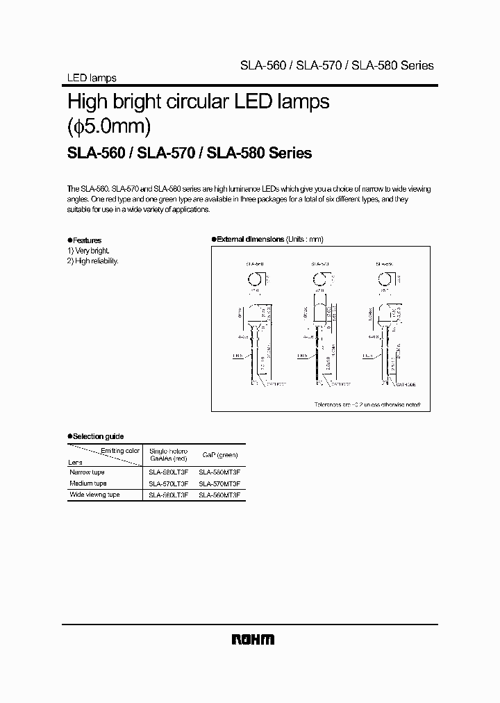 SLA-580_1310285.PDF Datasheet