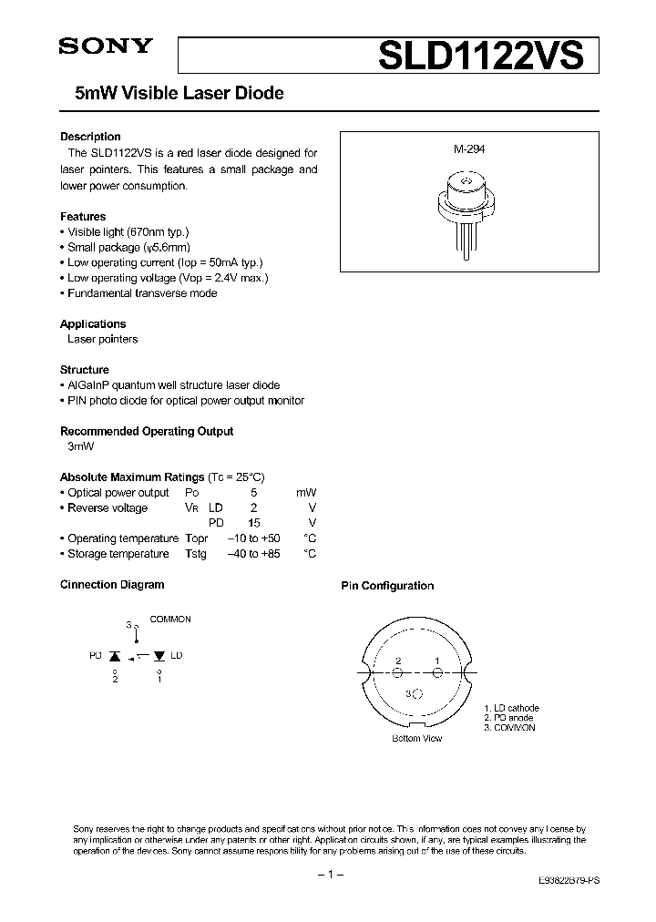 SLD1122VS_1135426.PDF Datasheet