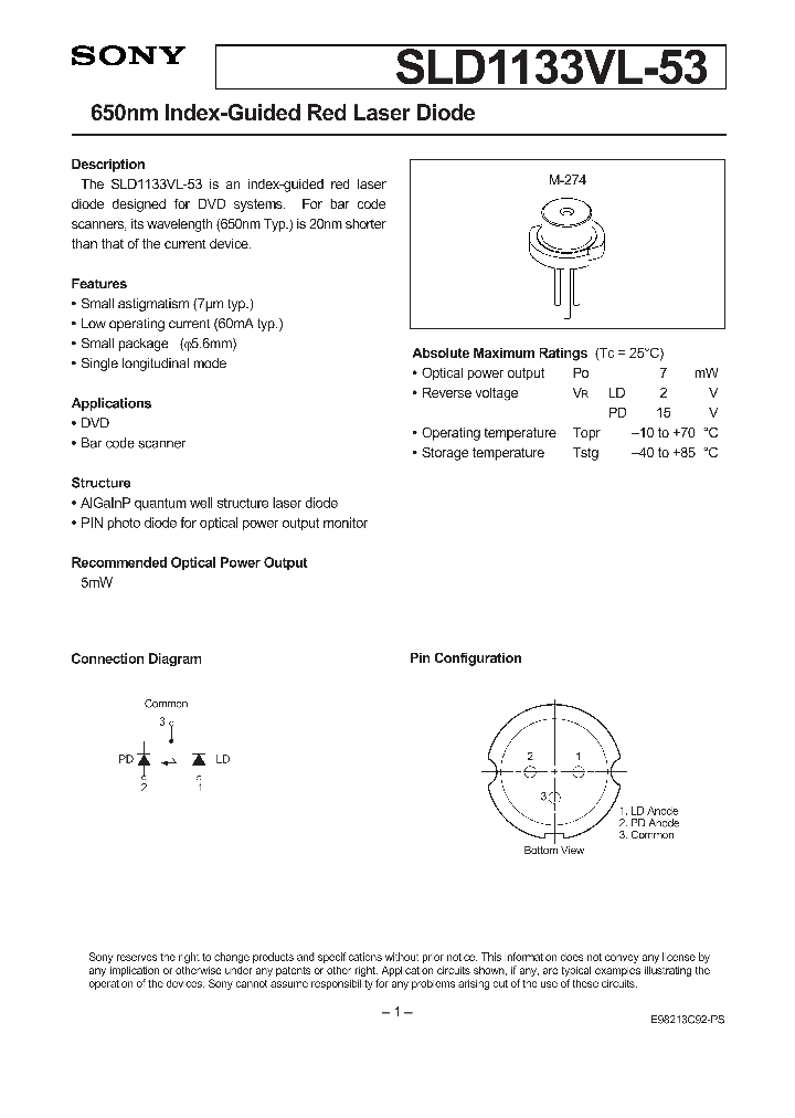 SLD1133VL-53_1310328.PDF Datasheet