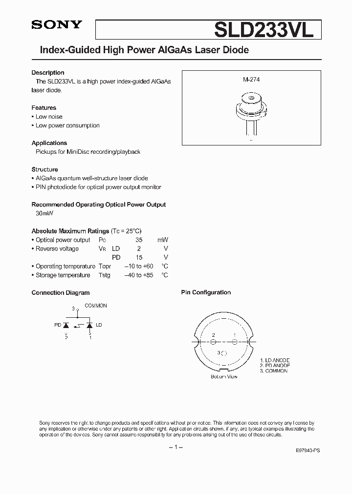 SLD233VL_1310342.PDF Datasheet