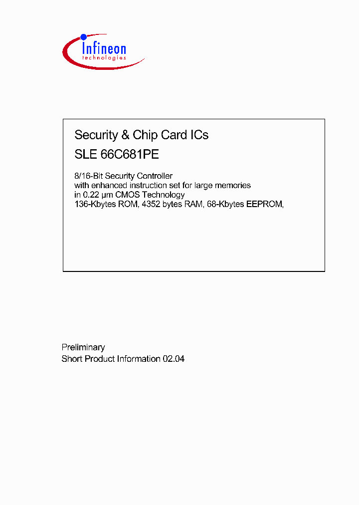 SLE66C681PEM5_1310408.PDF Datasheet