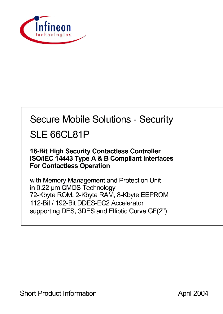 SLE66CL81P-MCC8_1310415.PDF Datasheet