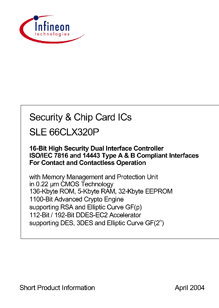 SLE66CLX320P-M84_1310416.PDF Datasheet