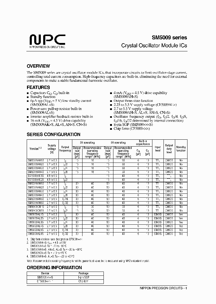 SM5009CN2S_1310645.PDF Datasheet
