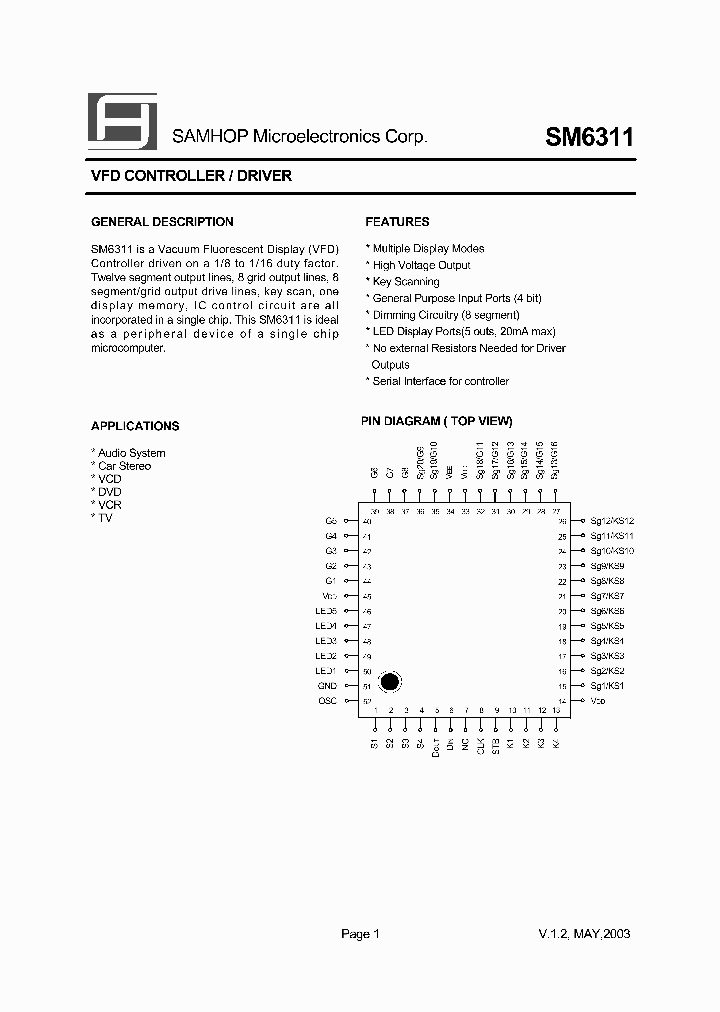 SM6311_1310782.PDF Datasheet