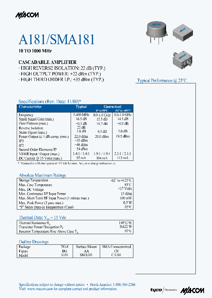 SMA181_1310907.PDF Datasheet
